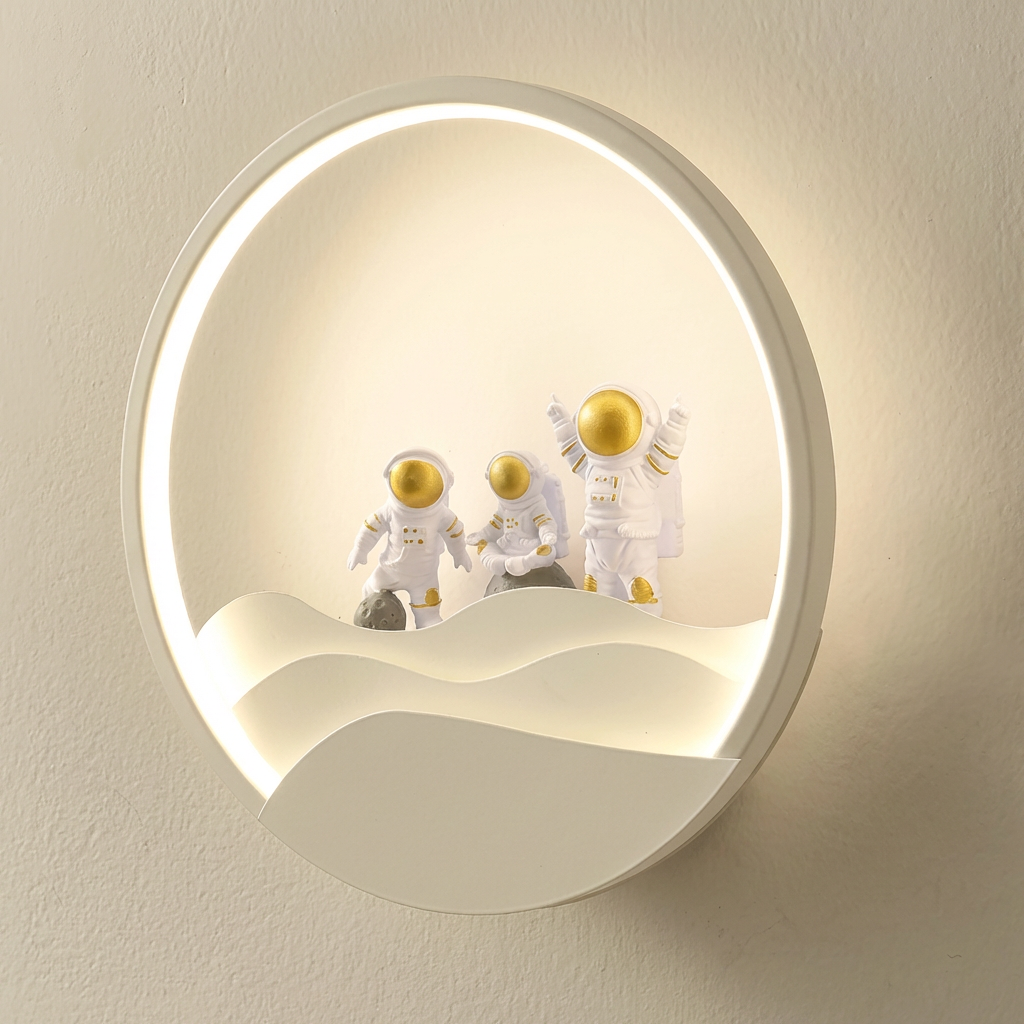 Adjustable Tri-Color LED Wall Sconce Lighting – 18W Energy-Efficient Wall Lights for Modern Interiors