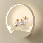 Adjustable Tri-Color LED Wall Sconce Lighting – 18W Energy-Efficient Wall Lights for Modern Interiors