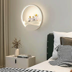 Adjustable Tri-Color LED Wall Sconce Lighting – 18W Energy-Efficient Wall Lights for Modern Interiors 4