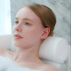 Air Mesh Bath Pillow for Neck and Head Support - Ergonomic Waterproof Tub Pillow with Suction Cups and Quick-Dry Technology 1