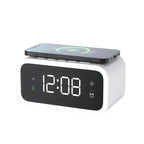 Alarm Clock LED Display Qi Wireless Charging ABS Plastic  4