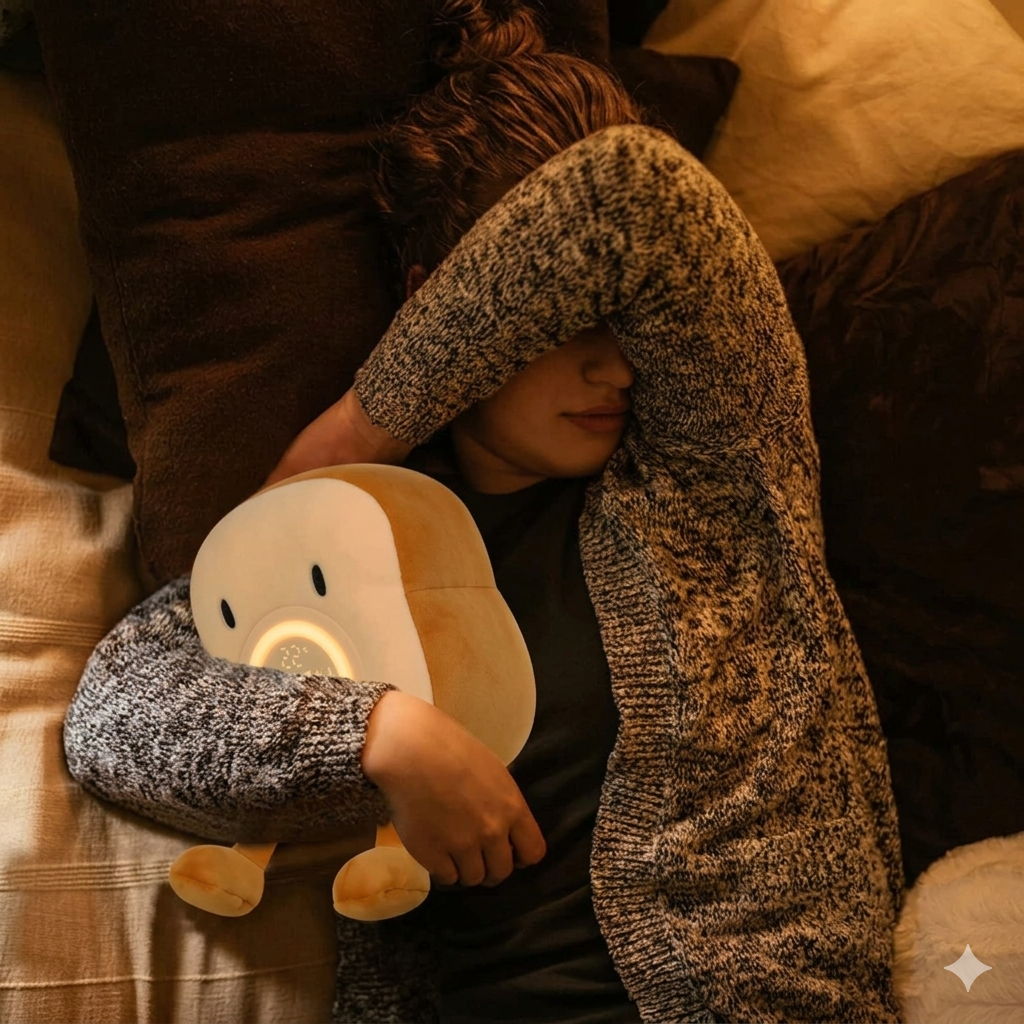 Alarm Clock Plushie - Dual Alarm, Night Light & Phone Holder 04