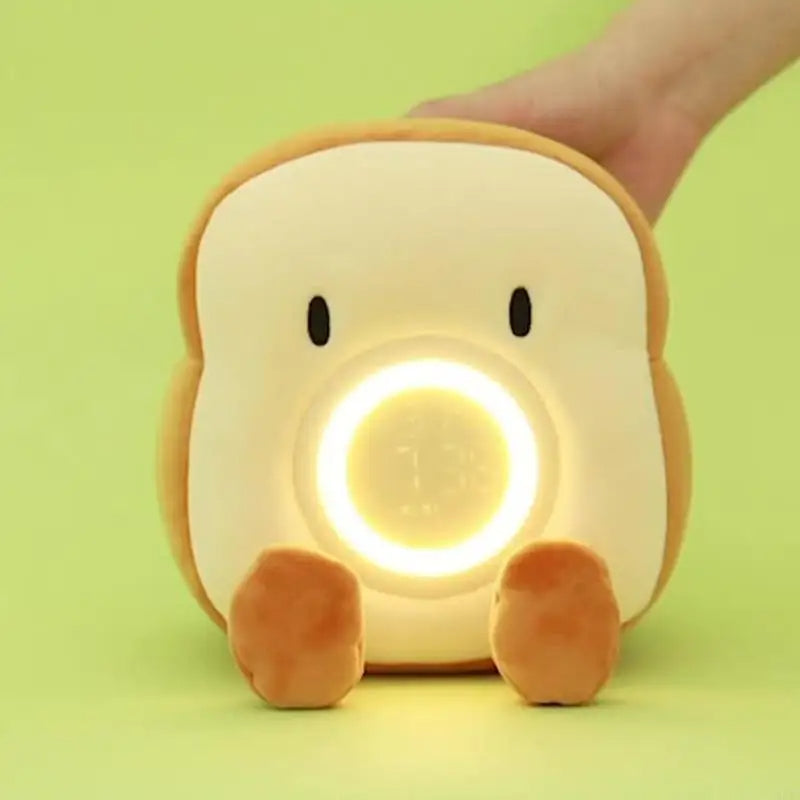 Alarm Clock Plushie - Dual Alarm, Night Light & Phone Holder 0