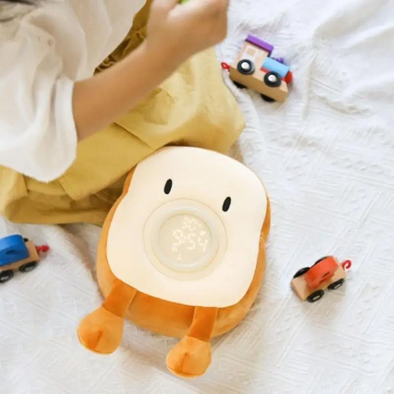 Alarm Clock Plushie - Dual Alarm, Night Light & Phone Holder 5