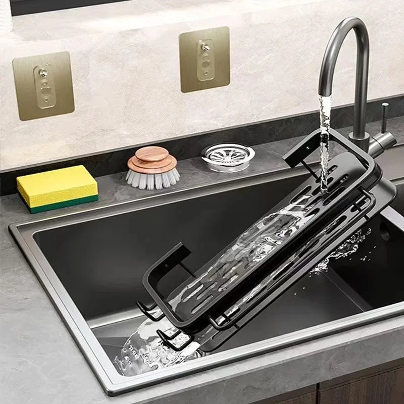 Aluminum Over The Sink Dish Rack - Self-Draining, Space-Saving Design 5
