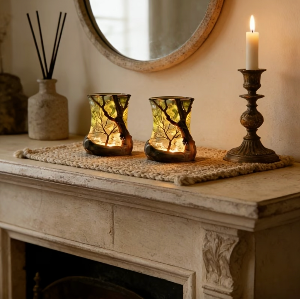 Ambient Forest Lamp - Cordless Battery Operated Table Lamp with Warm Glow 3