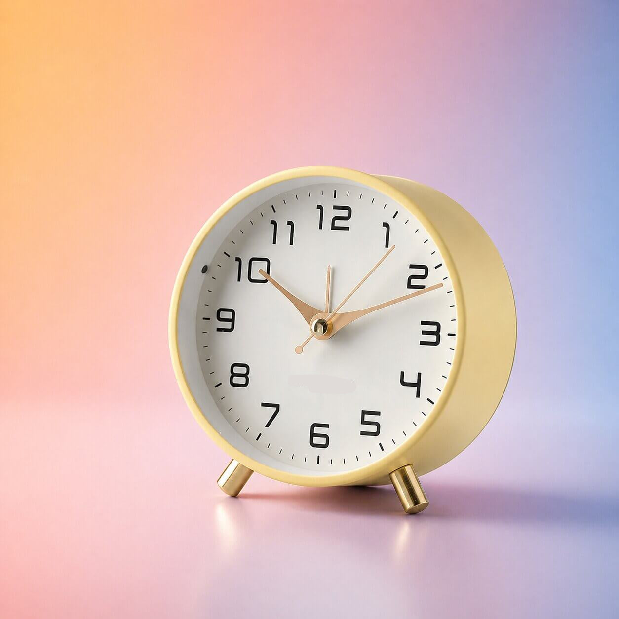 Analog Table Clock - Scandinavian Design with Quiet Sweeping Movement 3