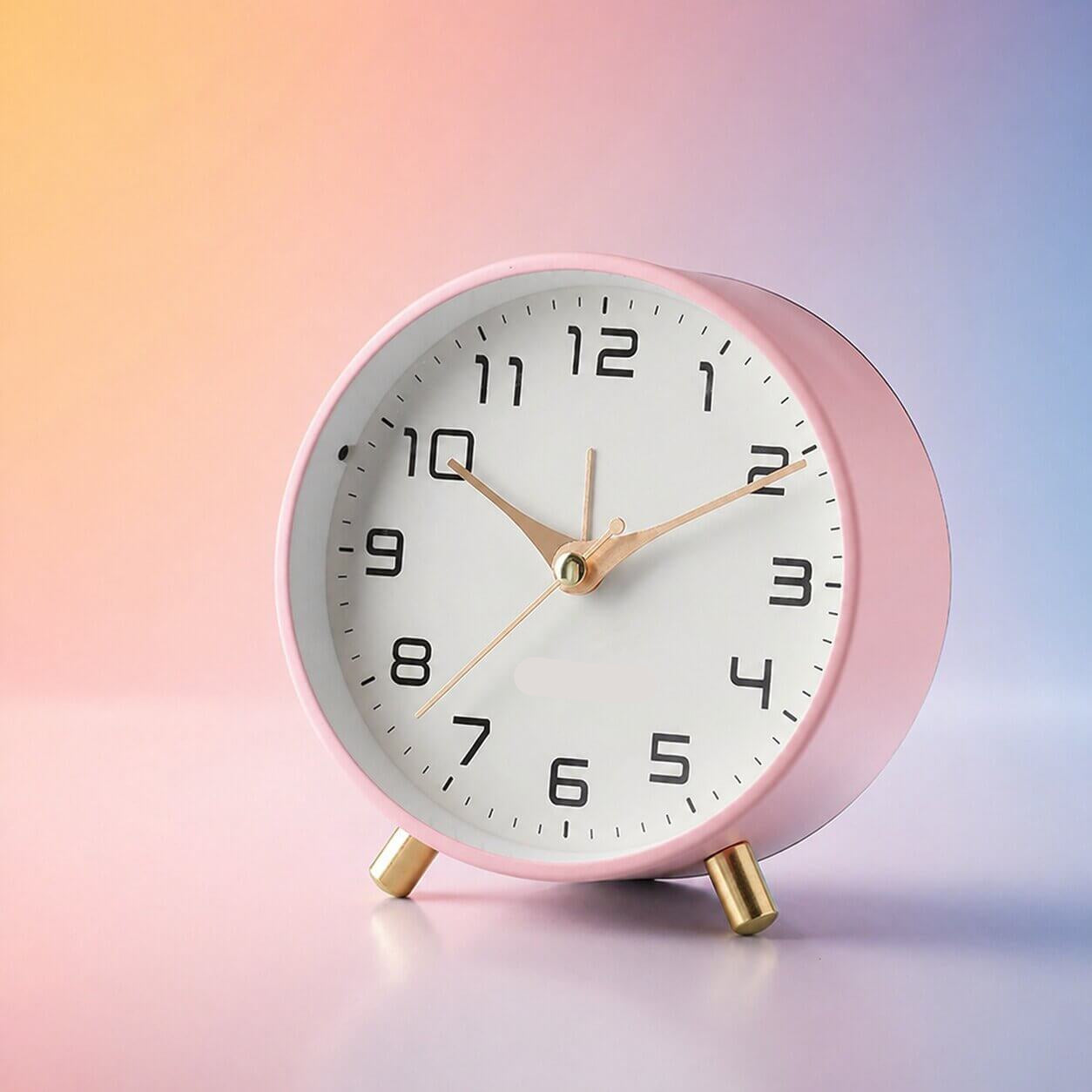 Analog Table Clock - Scandinavian Design with Quiet Sweeping Movement 4