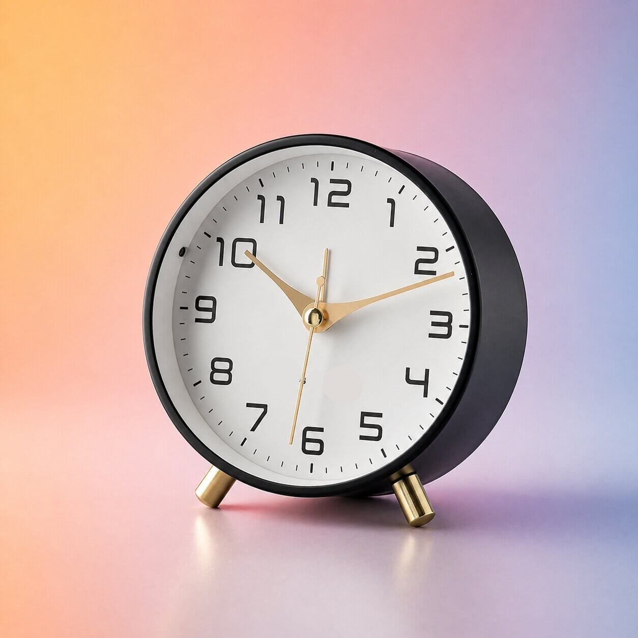 Analog Table Clock - Scandinavian Design with Quiet Sweeping Movement 6