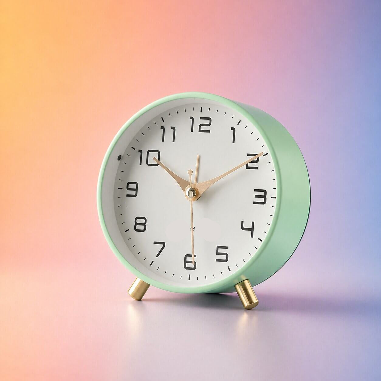 Analog Table Clock - Scandinavian Design with Quiet Sweeping Movement 7