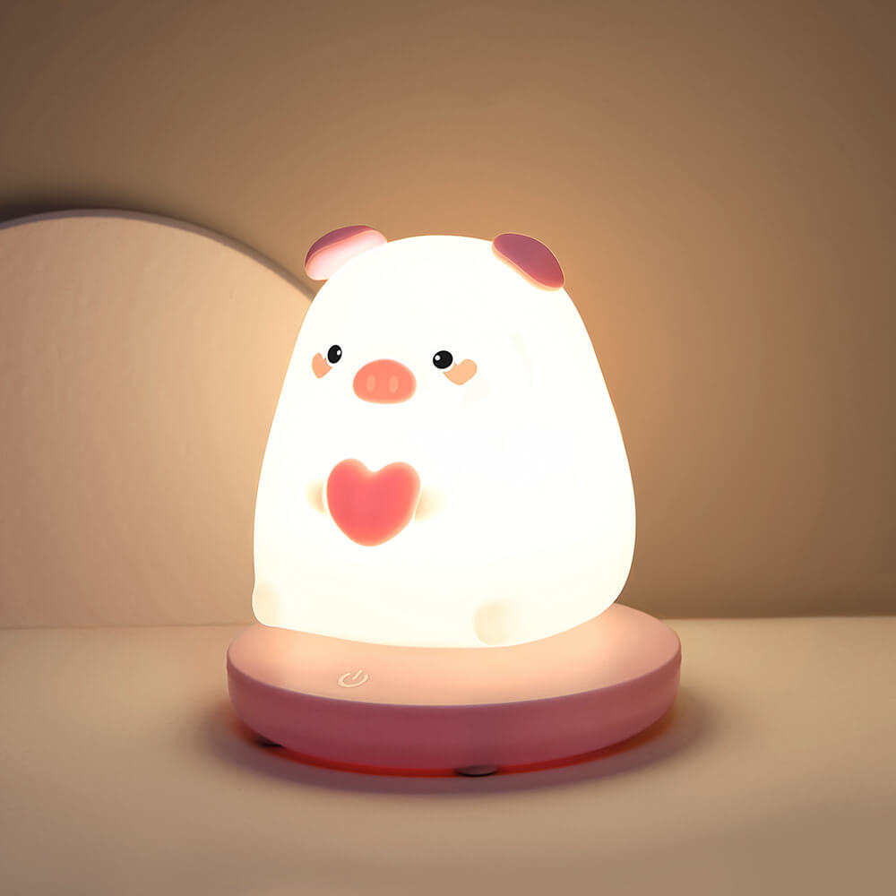 Animal LED Night Light - Soft Silicone Design for Kids' Rooms 10