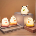 Animal LED Night Light - Soft Silicone Design for Kids' Rooms 2