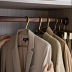 Anti-Slip Clothes Hanger - Durable Matte Finish, Space-Saving Design, 5-Pack 1