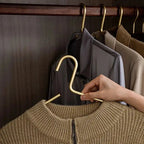 Anti-Slip Clothes Hanger - Durable Matte Finish, Space-Saving Design, 5-Pack 2