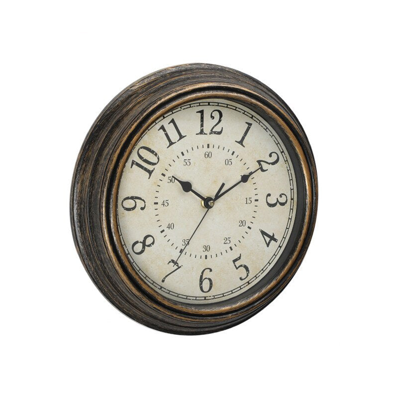 Antique Wooden Wall Clock - Rustic Charm with Modern Precision 3