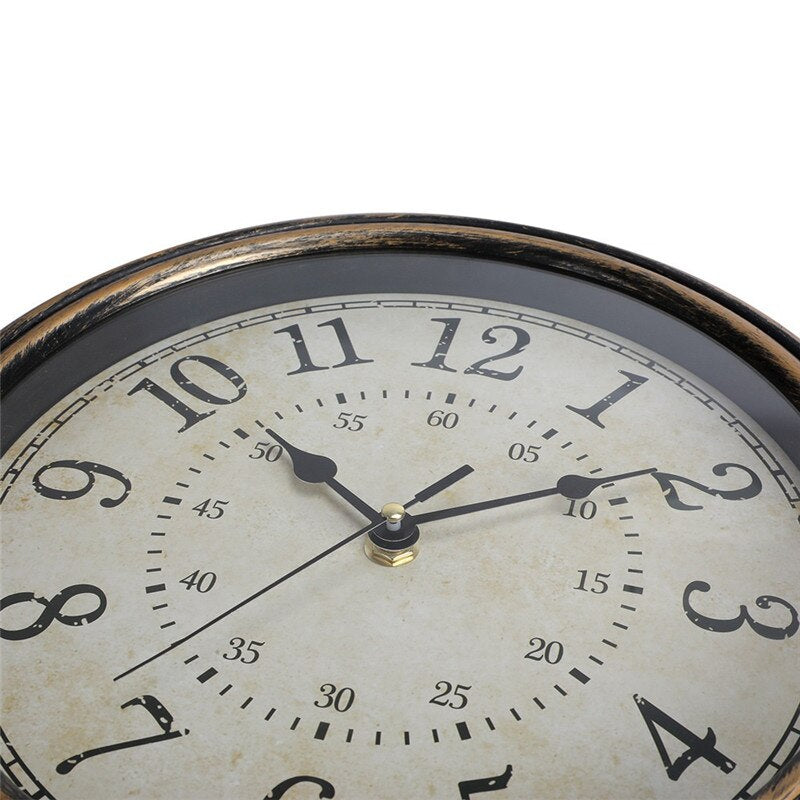 Antique Wooden Wall Clock - Rustic Charm with Modern Precision 5