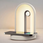 Arc Table Lamp - Wireless Charging & Bluetooth Speaker for Bedroom 0