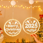 Art Deco LED Wall Sconce with Festive Santa, Bell, Deer, and Snow Designs – Battery Powered Wall Lights for Dining Room 2