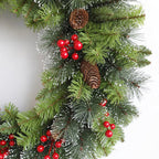 Artificial Christmas Wreath Winter Door Garland for Home Decor 1