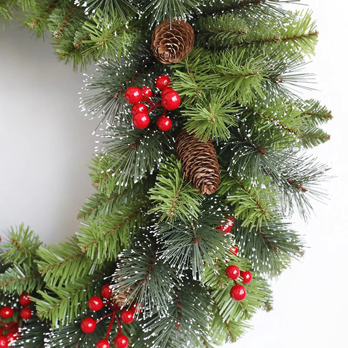 Artificial Christmas Wreath Winter Door Garland for Home Decor 1