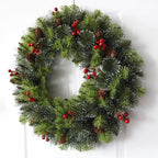 Artificial Christmas Wreath Winter Door Garland for Home Decor 2