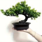 Artificial Mini Bonsai Plant - Realistic Faux Decor for Indoor Spaces 2