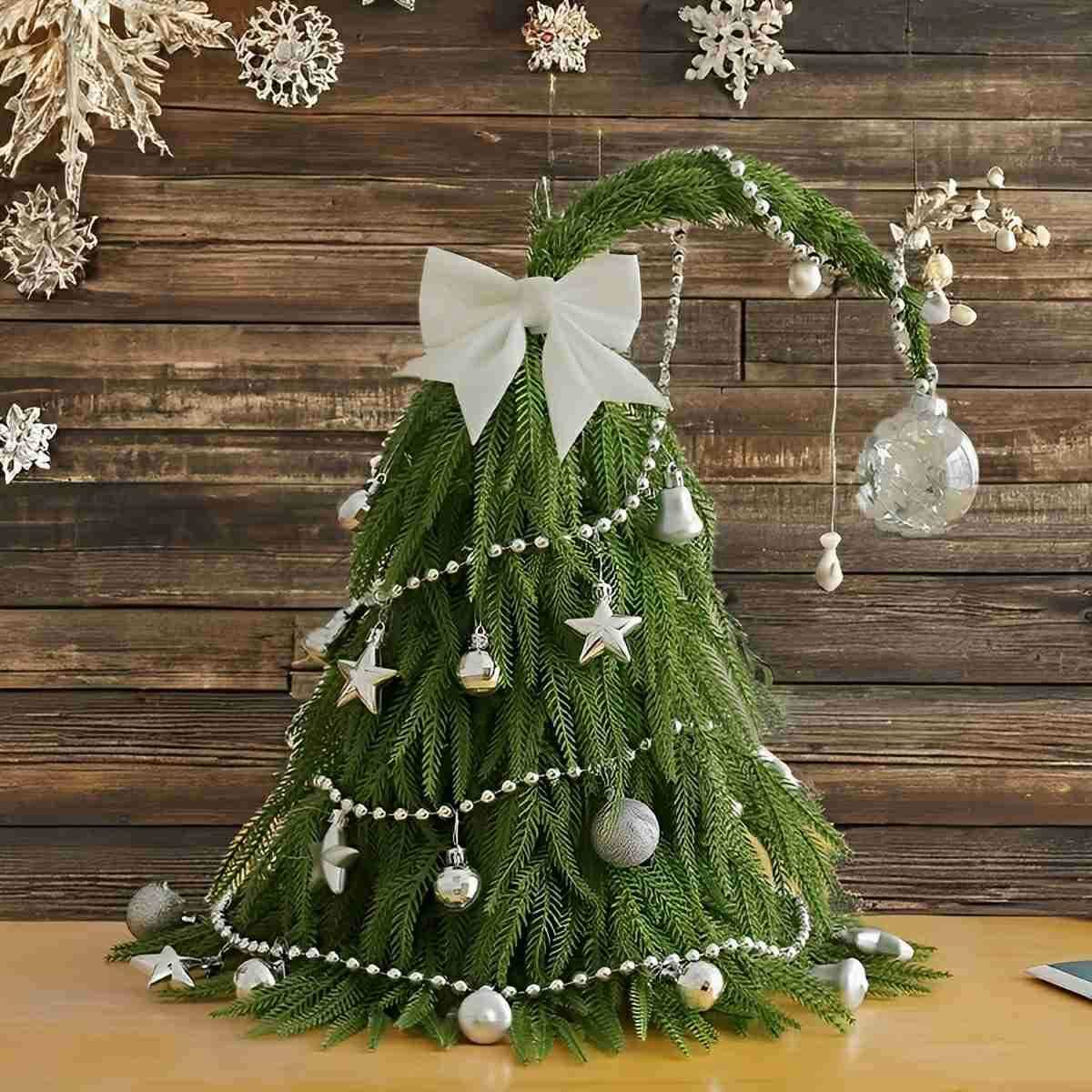Artificial Small Christmas Tree with Realistic Green PE Foliage – Compact Holiday Decor for Indoor Spaces 0