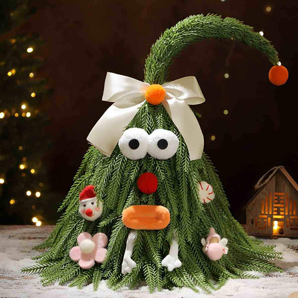 Artificial Small Christmas Tree with Realistic Green PE Foliage – Compact Holiday Decor for Indoor Spaces 4