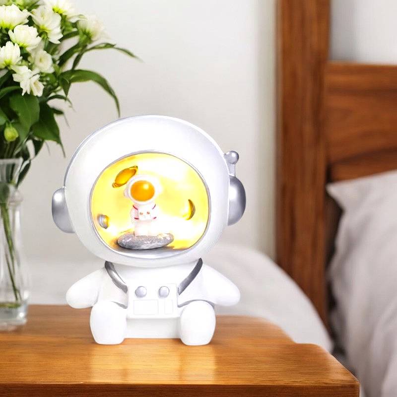 AstroSaver Kids Piggy Bank and Night Lamp - Fun Astronaut Design with Soft Glow for Saving Money and Bedtime Comfort 1