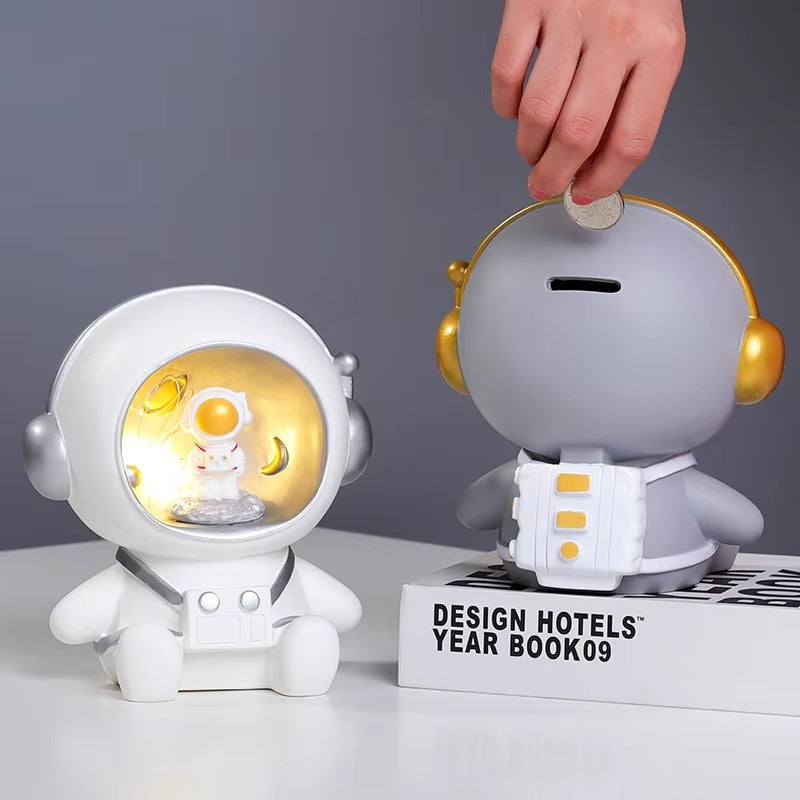AstroSaver Kids Piggy Bank and Night Lamp - Fun Astronaut Design with Soft Glow for Saving Money and Bedtime Comfort 7