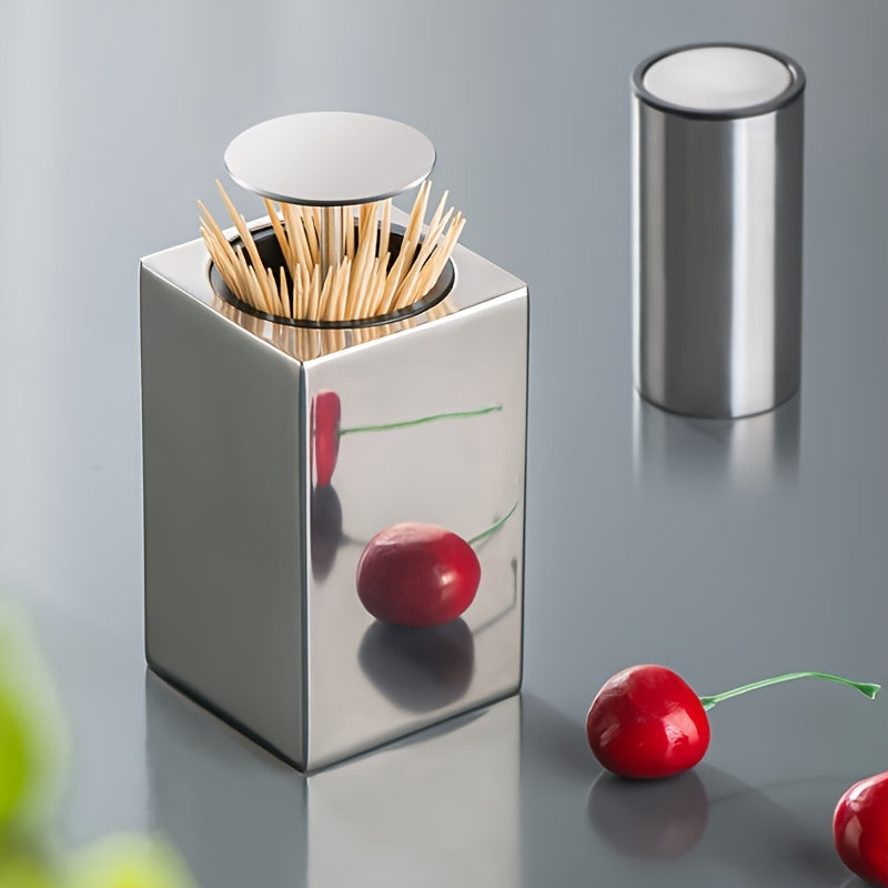 AutoPop Toothpick Dispenser - Hygienic, Automatic, Compact Design 2