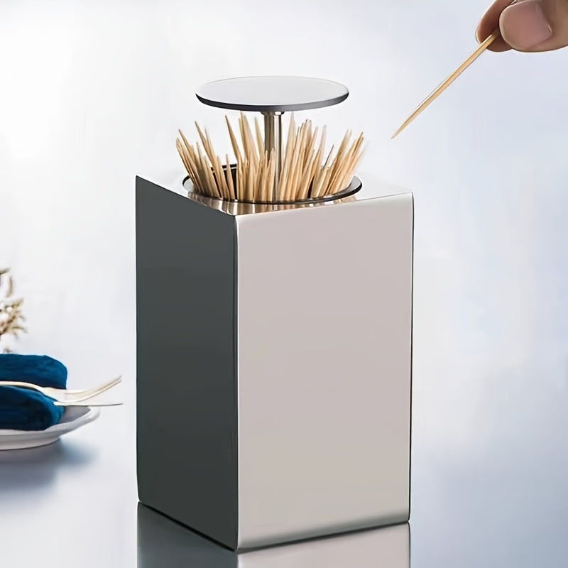 AutoPop Toothpick Dispenser - Hygienic, Automatic, Compact Design 3