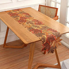 Autumn Leaves Table Runner - Embroidered Seasonal Dining Decor 5