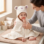 Baby Bath Towel Wrap - Soft, Absorbent & Gentle for Newborns 2
