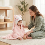 Baby Bath Towel Wrap - Soft, Absorbent & Gentle for Newborns 7