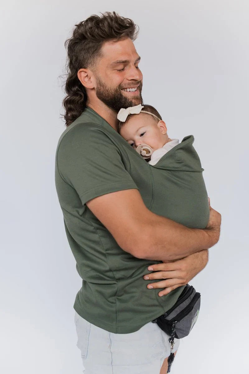 Baby Carrier T-Shirt - Ergonomic Wrap for Comfortable, Hands-Free Use 5