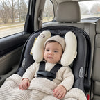 Soft Fabric Baby Pillow Lightweight Ergonomic Infant Support 5