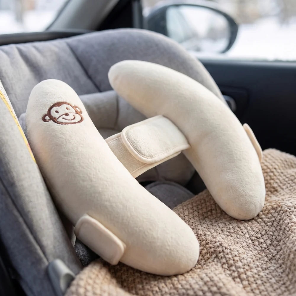 Soft Fabric Baby Pillow Lightweight Ergonomic Infant Support 4