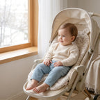 Baby Stroller Cushion - Soft Support for Infants, Universal Fit 0