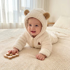 Baby Winter Jumpsuit - Soft Flannel Warmth for 0-3 Months Infants 3