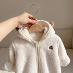 Baby Winter Jumpsuit - Soft Flannel Warmth for 0-3 Months Infants 6