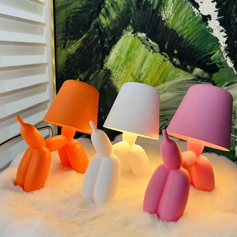 Balloon Dog Table Lamp - Adjustable LED Light with Color Control 2