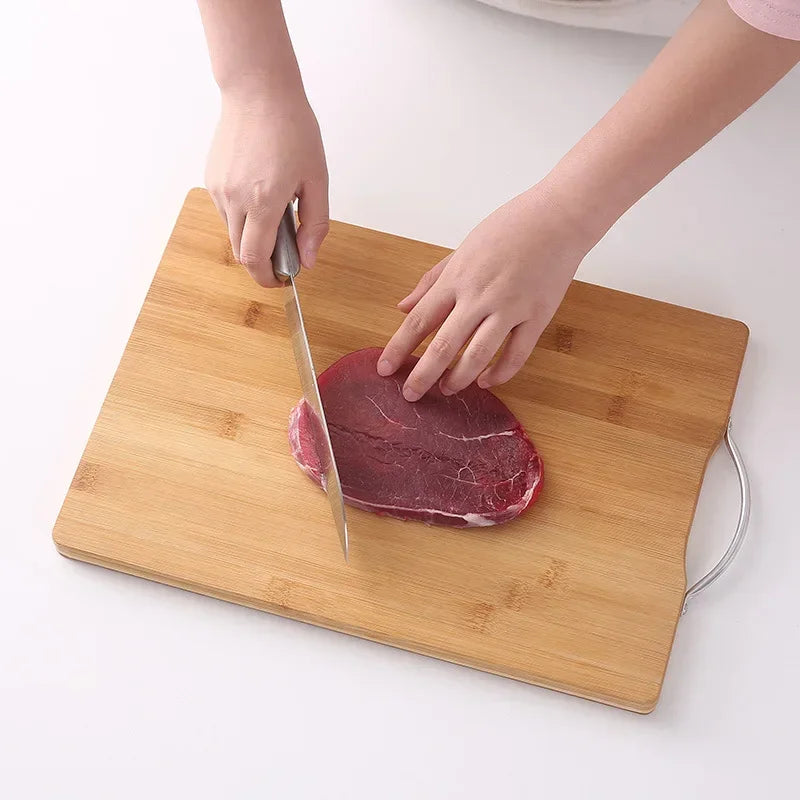 Bamboo Cutting Board - Durable Double-Sided Design for Versatile Use 5