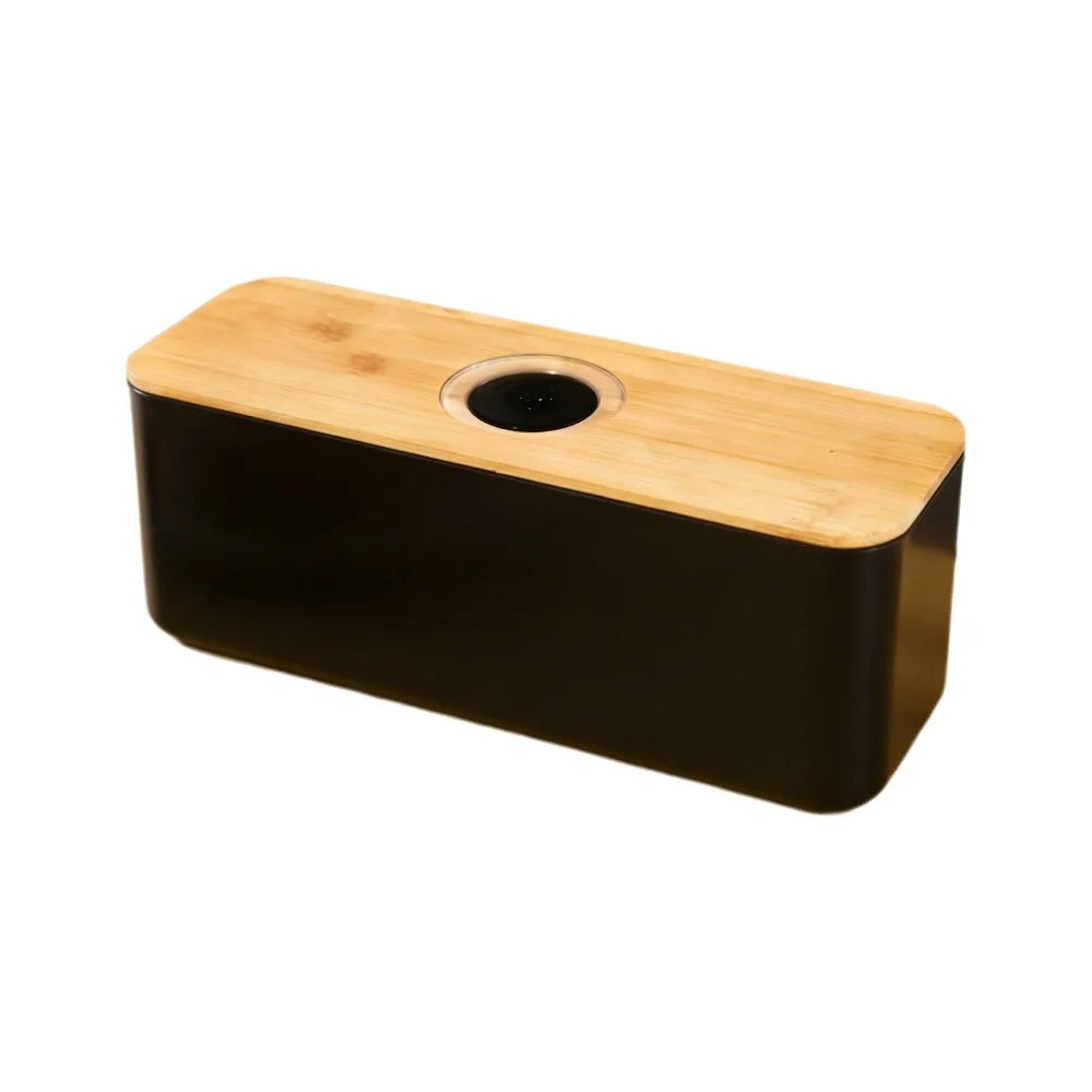 Bamboo Lid Bread Box - Stylish Bread Storage for Freshness & Organization 1