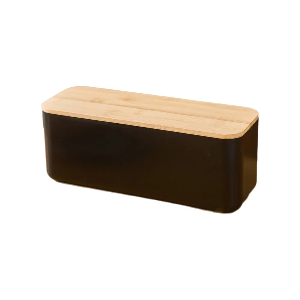 Bamboo Lid Bread Box - Stylish Bread Storage for Freshness & Organization 8