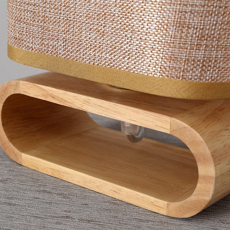Bamboo Table Lamp - Japanese Design for Soft Ambient Glow in Bedroom 1