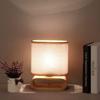 Bamboo Table Lamp - Japanese Design for Soft Ambient Glow in Bedroom 2