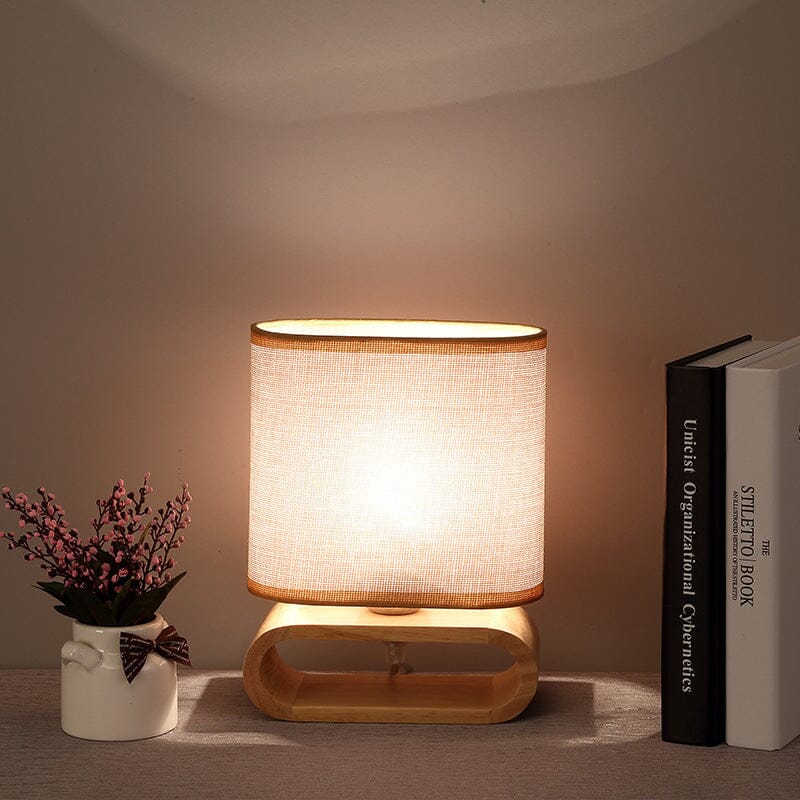 Bamboo Table Lamp - Japanese Design for Soft Ambient Glow in Bedroom 2
