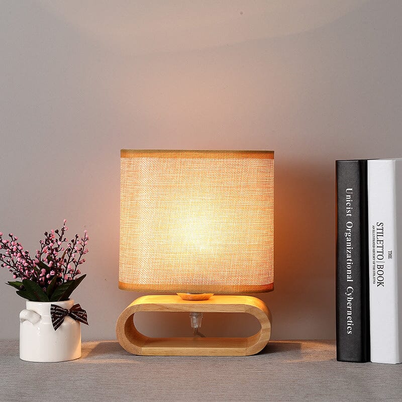 Bamboo Table Lamp - Japanese Design for Soft Ambient Glow in Bedroom 4