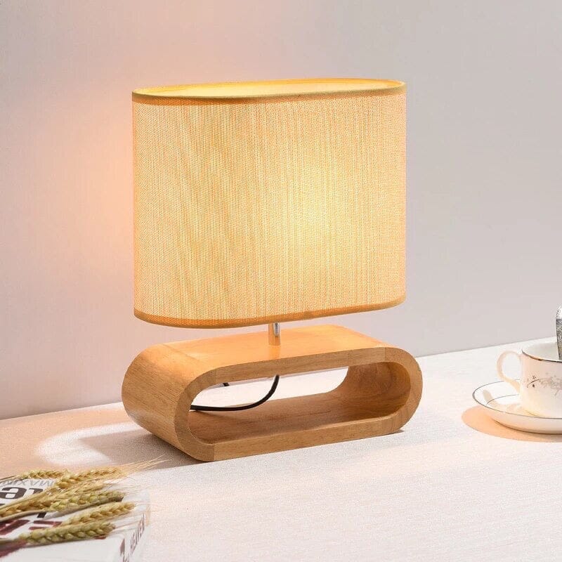 Bamboo Table Lamp - Japanese Design for Soft Ambient Glow in Bedroom 5